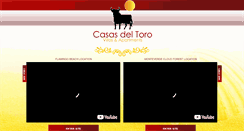 Desktop Screenshot of casasdeltoro.com